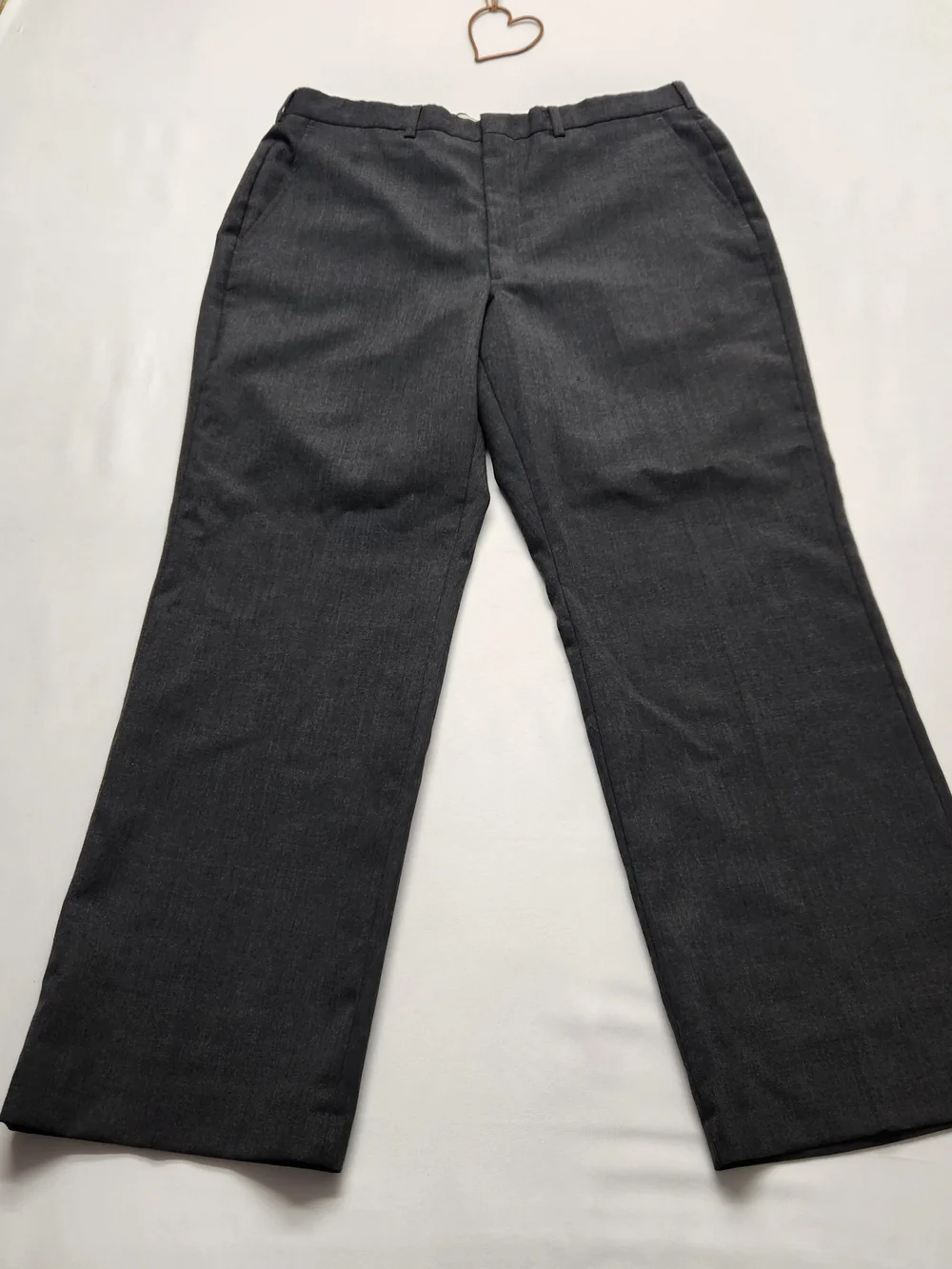 ⭐️Vintage Barrington Mens Grey Wool Blend Tailored Slacks 36x30 Suit Pants Work